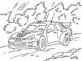 Car Rally Coloring Pages Printable Categories Kids sketch template
