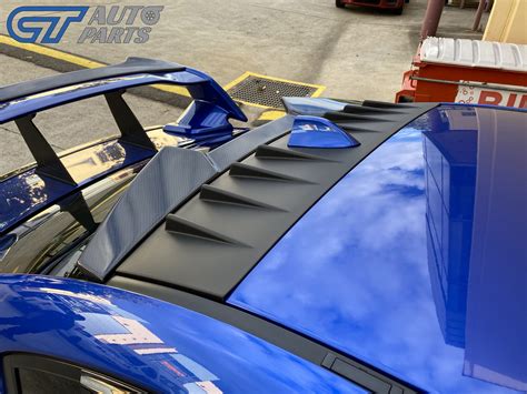 ctauto carbon  rear window visor spoiler    subaru wrx sti