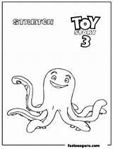 Stretch Coloring Book Toy Story Template Pages sketch template