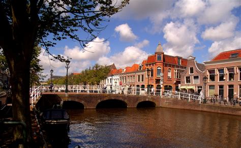 alkmaar netherlands bridges netherlands canal mansions house