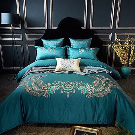 Peacock Blue Bedspreads Chilangomadrid Com