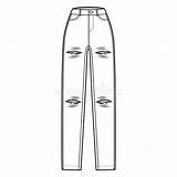 Ripped Distressed Denim Technical Normal Rivets Low sketch template