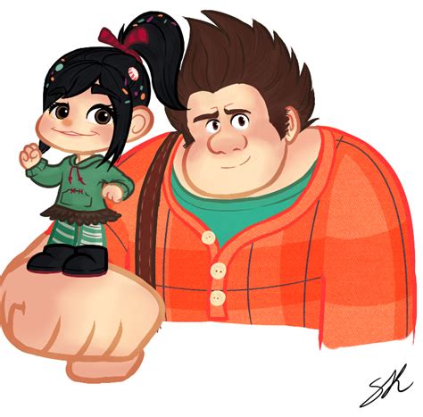 Wreck It Ralph And Vanellope By Shadowkixx On Deviantart