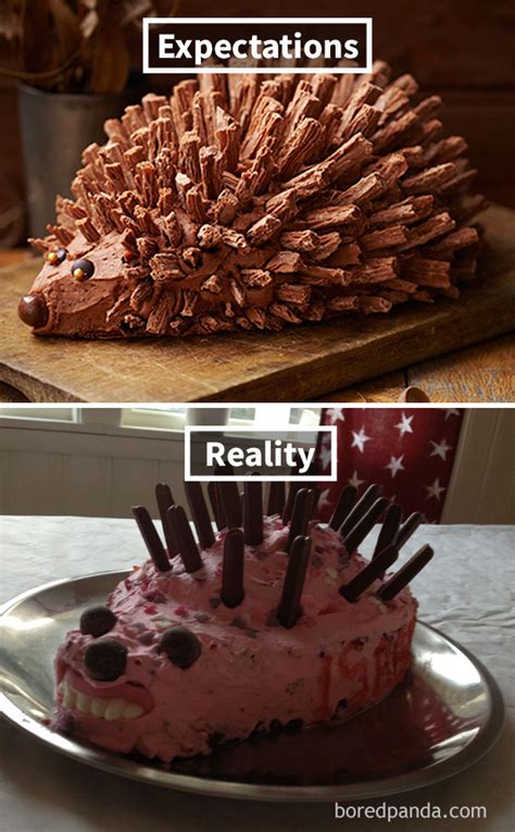 expectations  reality    worst cake fails  bored panda