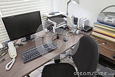 busy desk royalty  stock  image