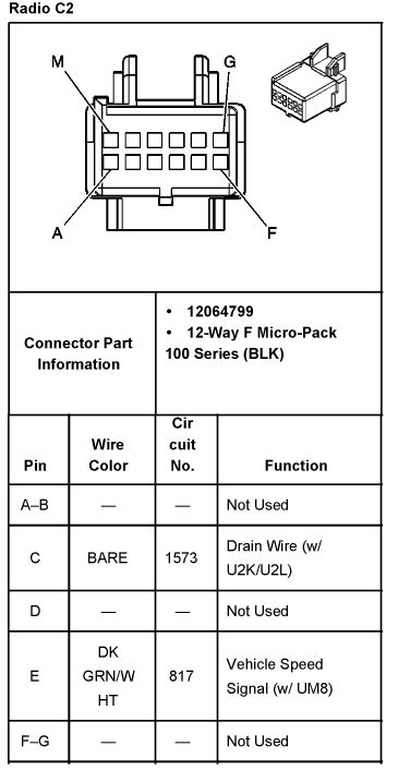 gmc radio wiring diagram