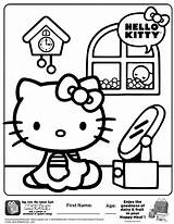 Coloring Happy Pages Mcdonalds Sheet Meal Kitty Hello Time Kids Sheets sketch template