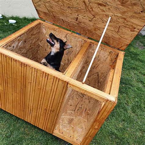 easy diy winter doghouse  sufficient projects