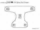 Diy Diaper Doll Baby Template Made Fabric Poo Diapers Joel Pattern Patterns Nappy Alive Madebyjoel Print Bag Barbie Dolls Para sketch template