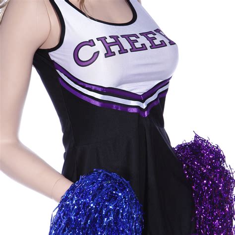 sexy high school cheerleader costume cheer girls uniform party outfit w
