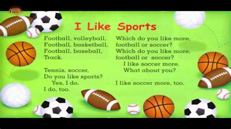 sports  english kids youtube