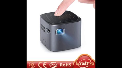 volto dlp mini portable projector vd   support   mah lithium battery youtube