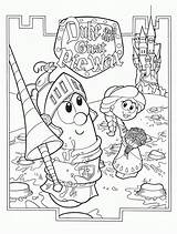 Coloring Pages Veggie Tales Kids Bible Printable Gideon Esther Veggietales Story Special Great Queen Honesty Colouring God Sheets Books Compassion sketch template