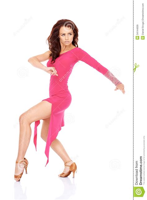 Beautiful Woman In A Sexy Dress Modern Dancing Royalty