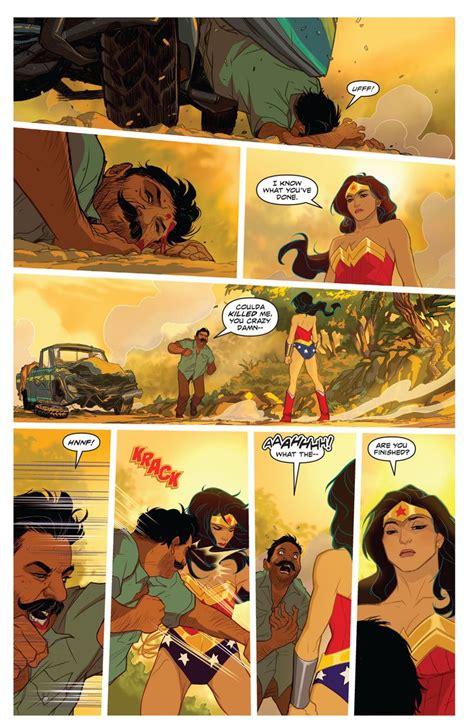 Wonder Woman Fights A Predator Wonder Woman Comic Comics Dc Comics