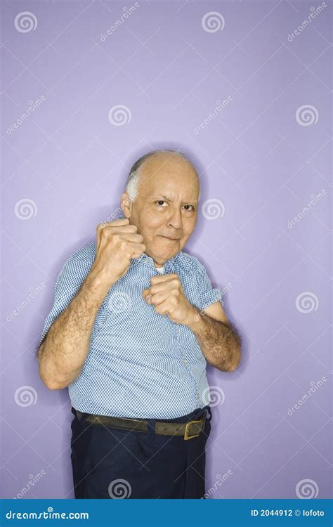 man making fists stock photo image  indoors boxing