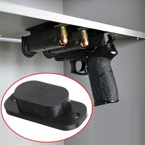 gun magnet mount holster draw home load firearm  pistol  magnetic holder accessories