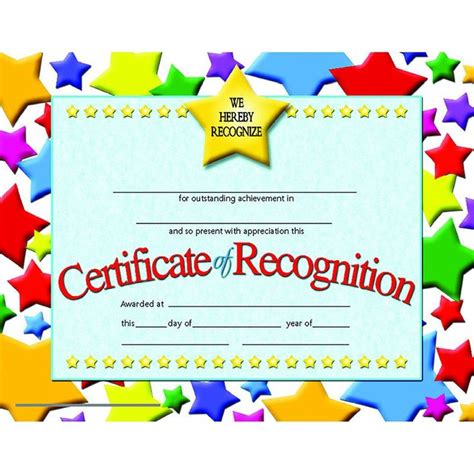 best 25 certificate of recognition template ideas on