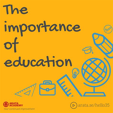 importance  education arata academy