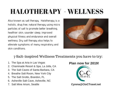 salt wellness places   halotherapy   united states