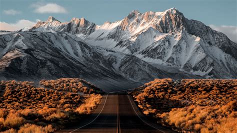 beautiful snowy mountains road p resolution