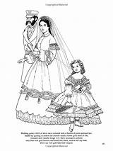 Coloring Pages Civil War Fashion Book Dover Fashions Books Amazon Tierney Tom Costume Colouring Wedding Sheets Printable Color Adult Carnaval sketch template