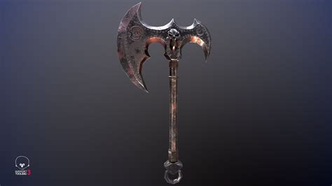 stylized axe game ready model 3d asset cgtrader