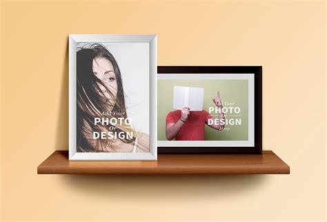 photo frames mockup  psd file  psd