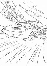 Rayo Cars Disney Carreras Aventuras sketch template