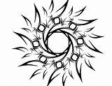 Tribal Tattoo Flower Clipart Designs Library Sun sketch template