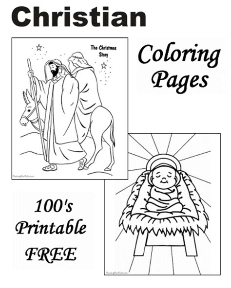 christian coloring pages  christmas story