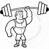 Lifting Weights Clipartmag Weightlifting sketch template