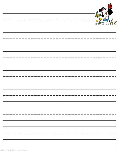 writing paper  printable writing paper  kids primary