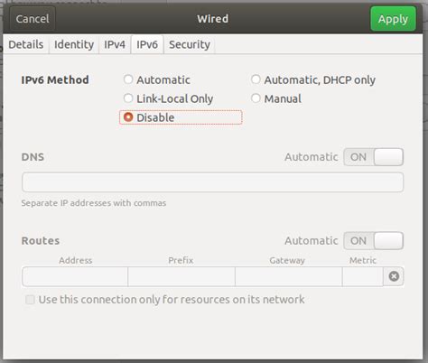 How To Disable Ipv6 For Linux Via Network Manager – Cyberghost Vpn