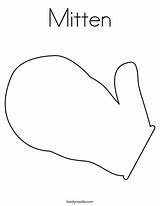 Coloring Mitten Template Printable Pattern Mittens Print Pages Outline Sheet Big Twistynoodle Favorites Login Classroom Calendar Noodle sketch template