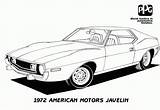 Amc Mopar Ppg Javelin Coloringhome Prints sketch template