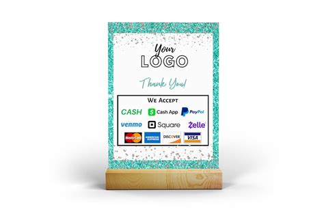 payment sign  accept cash credit sign printable payment etsy