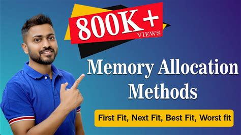 fit  fit  fit worst fit memory allocation memory management os youtube