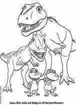 Coloring Dinosaurs Pages Realistic Dinosaur Getdrawings Colorings sketch template
