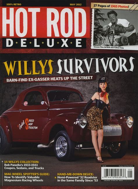 hot rod deluxe magazine may 2012 willys gasser rat ed roth dragster