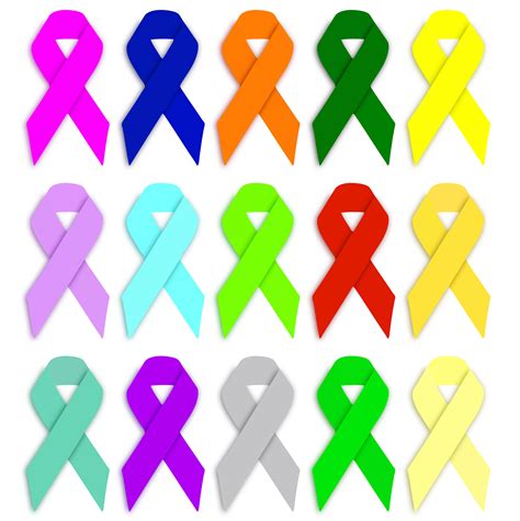 cancer awareness ribbons  stock photo public domain pictures