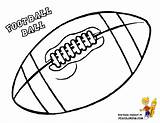 Football Pages Coloring Ball Kids sketch template