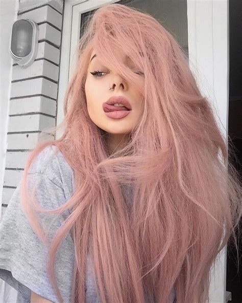 pin  lizbeth  hair style women    hair styles spring hair color pastel pink hair