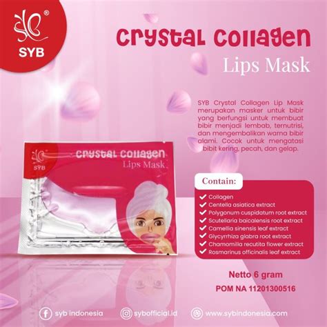 Syb Masker Bibir Lips Mask Crystal Collagen Lazada Indonesia