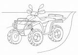 Pages Coloring Atv sketch template