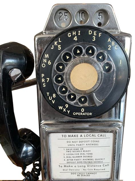 vintage chrome pay phone 1960 at 1stdibs