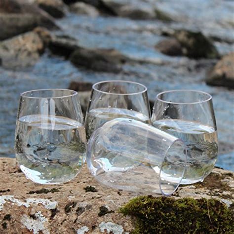 restaurant quality premium stemless plastic wine glasses bulk wholesale