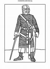 Soldati Cavaliere Secolo Armatura Cavalieri Usava Indosso Xvi sketch template