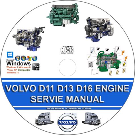 volvo truck    engine service repair manual operators maintenance manual  cd etsy