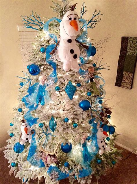 this frozen inspired christmas tree is an elsa lover s